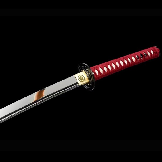 katana 458 Sword Japanese -style mirror grinding handmade forging command sword outdoor outdoor anti -body cold weapon