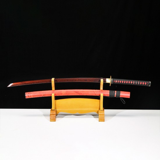 katana 251 counter current Damascus steel real sword ture Ready to fighting katana for sale