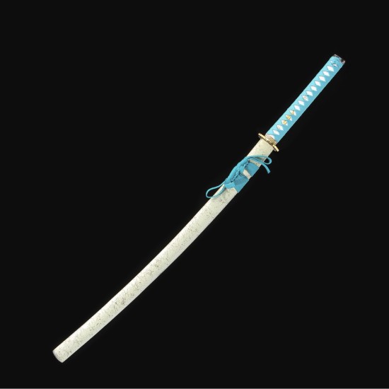 katana 241 White and blue saber
