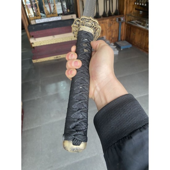 katana 313 Cross-kill Thousand-layer steel hand-hammered real sword ture Ready to fighting katana for sale