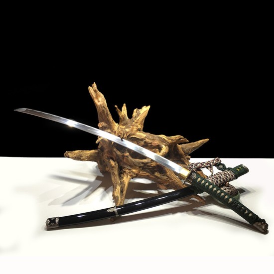 katana 336 Black Hawk Nodachi high manganese steel real sword ture Ready to fighting katana for sale