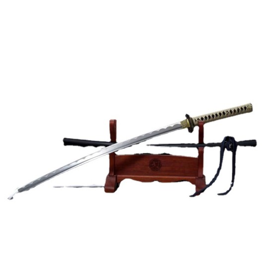 katana 432 Explosion Recommend Carbon Steel Handmade Handmade Salcidal Together Long Command Sword Cold Weapon 376-432