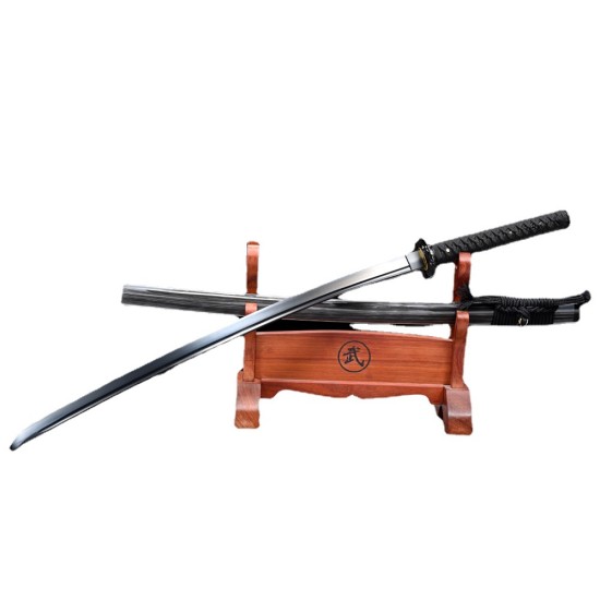 katana 426 Longquan Sword Retro Spring Steel for Forging Black Single Glot Long Japanese Film Candidates 376-432