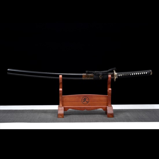 katana 394 Longquan City Sword Copper T10 Steel Forging Blade Blade Japanese Improved Sword Long Director Cold Weapon 376-432