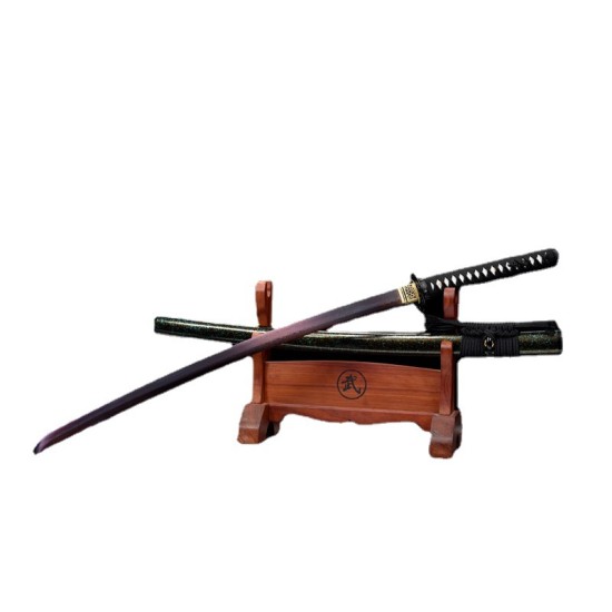 katana 400 Longquan City Sword Hundred Refine Tattipure Handmade Handmade Baked Blue Long Japanese Film Aquatta Directors 376-432