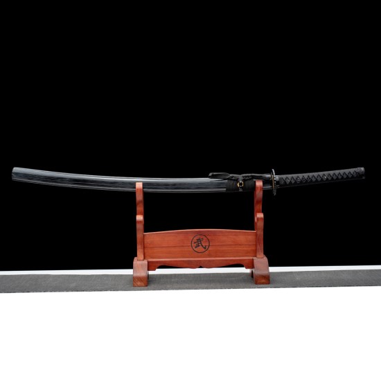 katana 385 Blade material: medium carbon steel forged in one piece