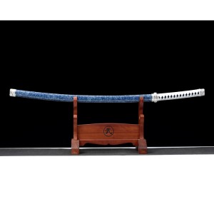 katana 397Longquan City Sword High Manganese Steel Printing Blue Printing Japanese Film Corporation Command Sword Cold Weapons 376-432