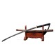 katana 428 Longquan Sword Retro Steel 50 Steel for Forging Pulling Black Belt Sink Long Nihon-style Candidate 376-432