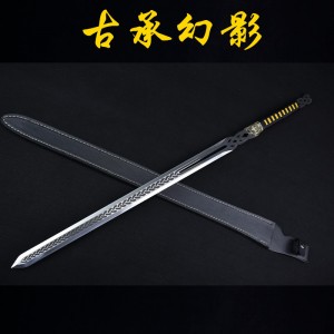 Longquan City Sword Handmade Forging Tongshi Tang Sword Cold Weapon Film and Television Sword Hard Sword Crafts Crafts Teng Sword