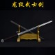Longquan Sword Handmade Forging Stainless Steel Ring Sword Film and Television Long Sword Cold Weapon Samurai Sword Article