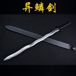 Longquan sword handmade forging all -in -one, sword, bending snake sword film, Tang sword, Tang sword, anti -body cold weapon long sword