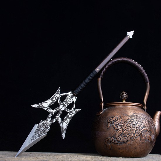 Mini 18 weapon Longquan handmade tea needle stainless steel tea knife tea set Pu'er special tea cone