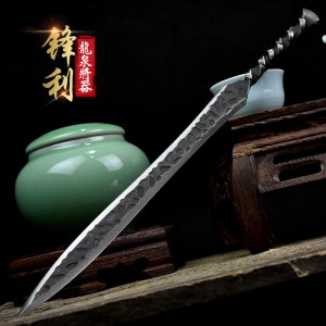 Tea knife handmade tea needle, Pu'er stainless steel tea tool tea utensil accessories, kung fu mini weapons
