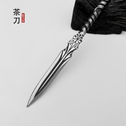 Zhao Yun gun tea knife handmade stainless steel tea needle mini eighteen -like weapons to decorate