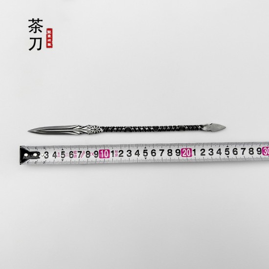 Zhao Yun gun tea knife handmade stainless steel tea needle mini eighteen -like weapons to decorate
