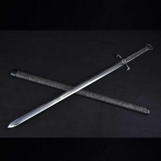 Longquan City Sword Handmade Forging Tongshi Tang Sword Head Stainless Steel Sword Sword Film Cold Weapon