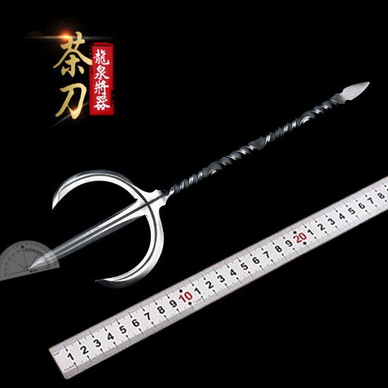 Tea knife tea cake prying knife Pu'er tea knife kung fu tea set stainless steel handmade tea cone integrated mini weapon
