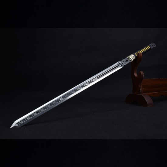 Longquan City Sword Handmade Forging Tongshi Tang Sword Cold Weapon Film and Television Sword Hard Sword Crafts Crafts Teng Sword