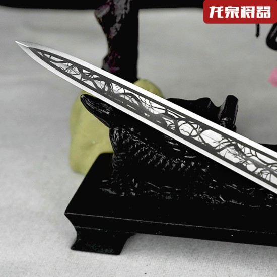 Tea knife mini sword sword bamboo sword sword stainless steel tea set tea ceremony handmade mini weapon