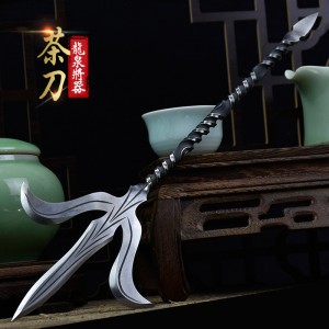 Tea knife Tea needle Kung Fu Teaware Products Accessories of Stainless Steel Pu'er Tea Brick Needle Unit and Mini Weapons