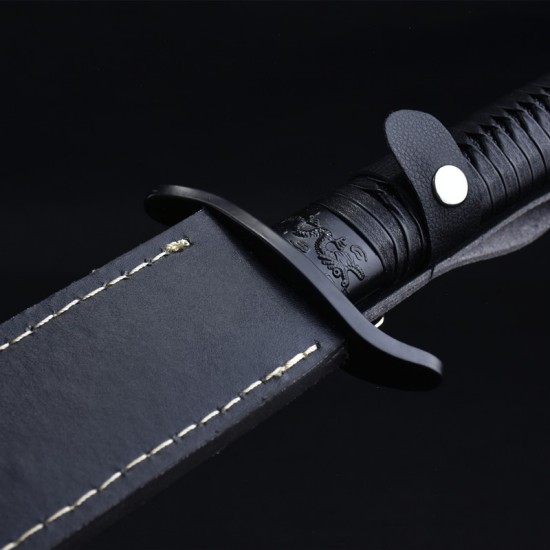 Longquan sword handmade forging all -in -one, sword, bending snake sword film, Tang sword, Tang sword, anti -body cold weapon long sword