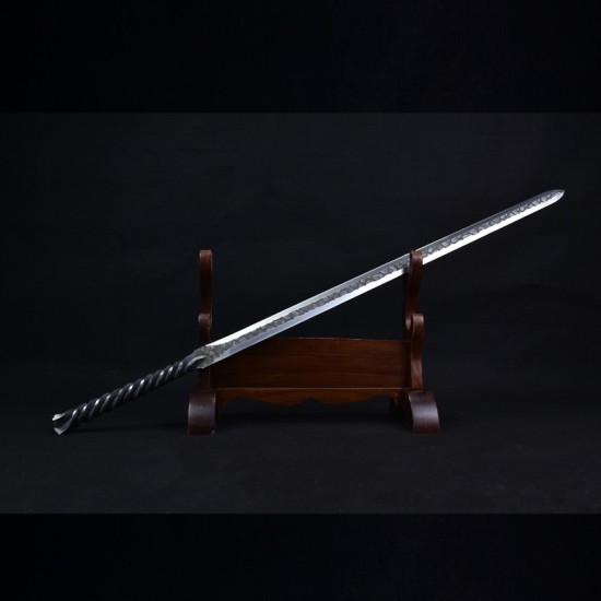 Longquan sword handmade forging integrated six -faced Han sword Tang sword film chief sword hard sword hard sword cold weapons collection