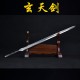 Longquan City Sword Handmade Forging Integrated Six Sides Tang Sword Television Han Sword Cold Weapon Long Sword Craft