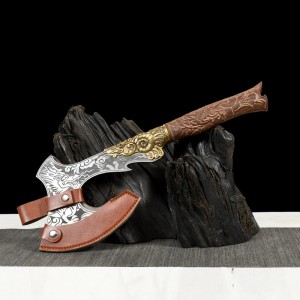 Dragon King Tomahawk handmade ax forging ax Furnishing kitchen knife chop bone chopped knife, agricultural knives