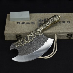 Hand -cut bone knife forging kitchen knife, family sharp chopped bone knife ax, chef knife, commercial knife tool