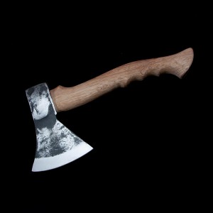 Handmade forging ax Household kitchen knife Bone cutting knife outdoor bracket bracelet opening mountain ax sharp knife tool