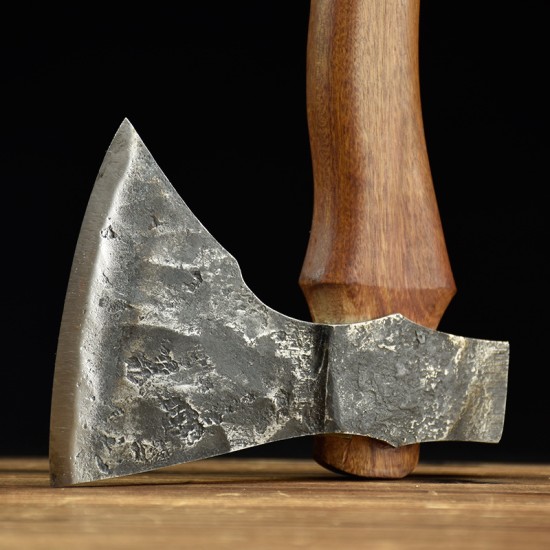 Home -cutting ax, handmade forging wooden ax chop beef bone, big pig's feet bone bone ghost hand -made short ax