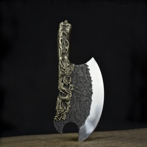 Hand -cut bone knife forging kitchen knife, family sharp chopped bone knife ax, chef knife, commercial knife tool