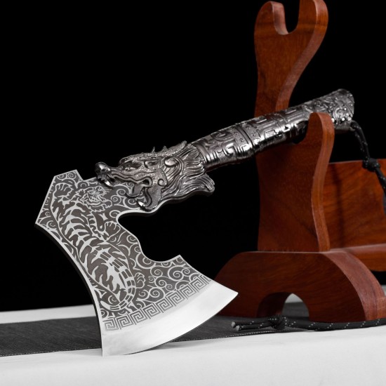 Handmade forging ax Furnishing Kitchen knife Cutting bone knife Knife knife, agricultural splitting tool