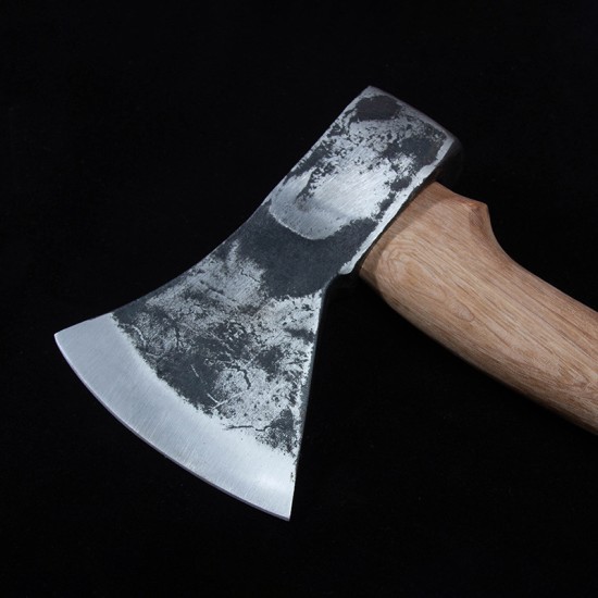 Handmade forging ax Household kitchen knife Bone cutting knife outdoor bracket bracelet opening mountain ax sharp knife tool