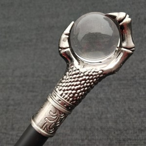 Eagle claw Dragon Ball stainless steel cane sword outdoor rod climbing crutch sword king's scepter is not open