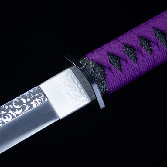 katana 437 Sword Handmade Forging Together Samurai Sword Straight Sword Film and Television Long Sword Defense Cold weapon Crafts 433-452