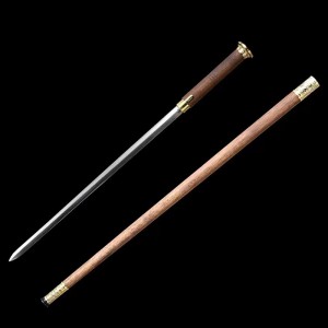 Walking stick sword 10  Sword, Dragon Pattern Wand Sword, Two person Takeaway Wand Sword, Outdoor Mountaineering Sword, Self Defense Sword Weapon