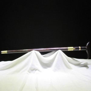 Walking stick sword 24  Sword 7-shaped cane sword eight sided crooked sword pattern steel ebony brass carving