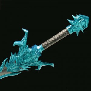 King of Glory Metal Prop Mulan Weapon Full 3D Sculpture Alloy Holy Dragon Stainless Steel Divine Dragon Sword