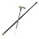 Walking stick sword 19  metal British retro panda shaped gentleman cane T-shaped cane sword self-defense weapon civilization stick